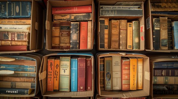 Cartons de déménagement livres : votre guide ultime pour un emballage réussi
